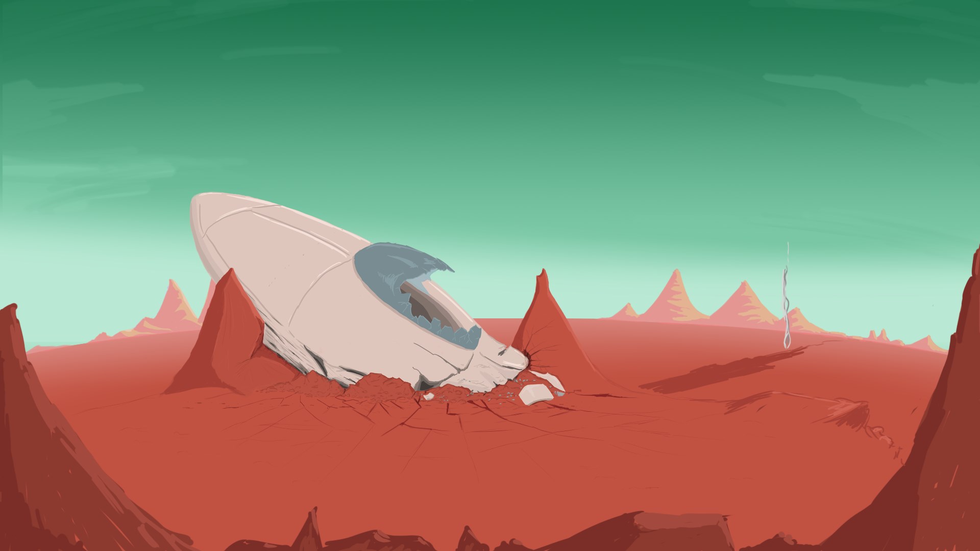 Space Traveling - Landing on unknown planets is very dangerous